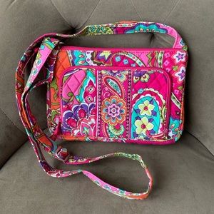 Vera Bradley Pink Swirls Little Hipster Crossbody